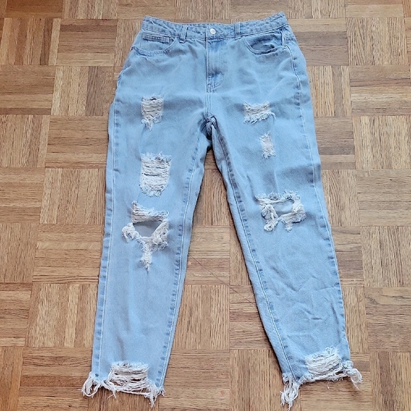 SHEIN Denim - SHEIN Distressed Jeans Size LARGE